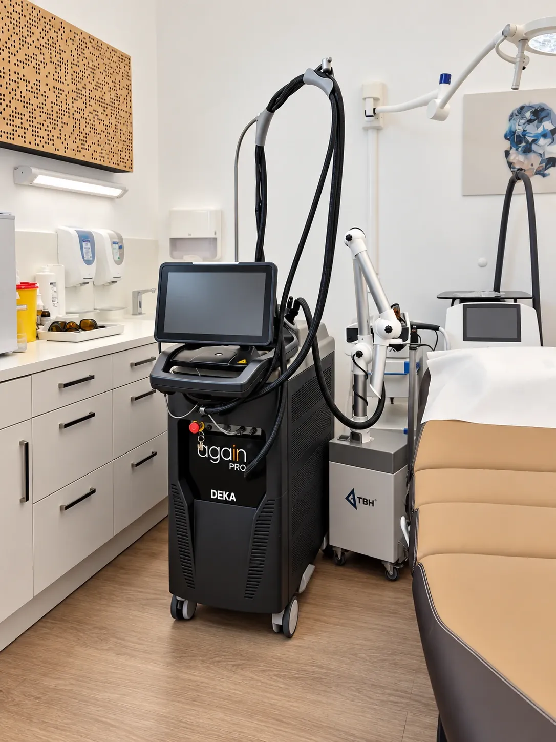 Lasersystem DEKA Again PRO (Alexandrit- und Nd:YAG-Laser)